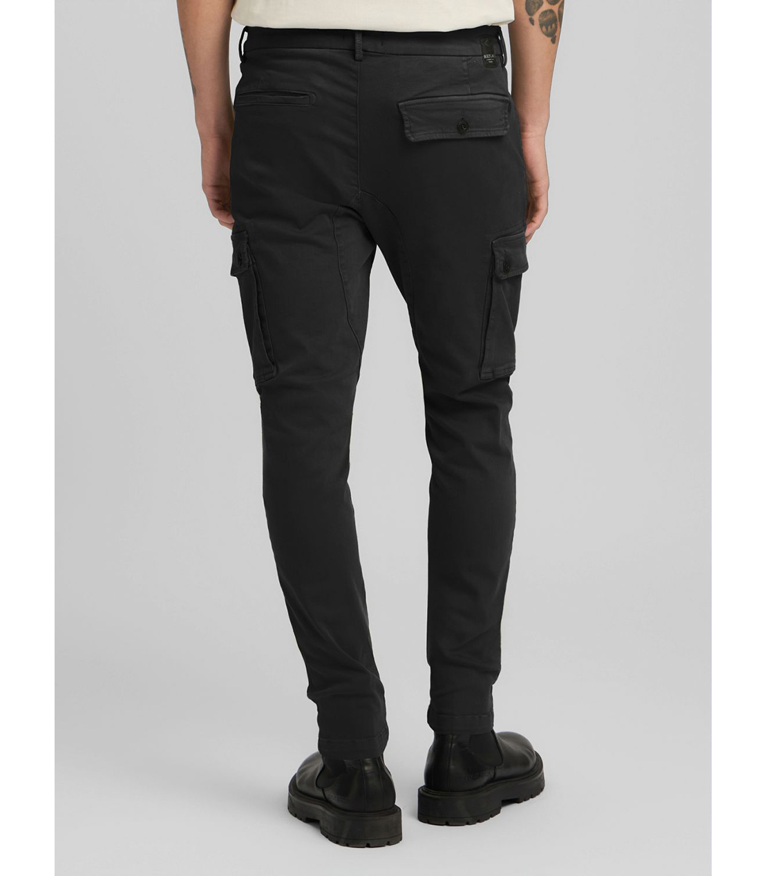 JAAN ハイパーフレックス チノカーゴパンツ 詳細画像 ブラック 3